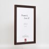 Cadre en bois Effect Top N palissandre 7x10 cm verre musée