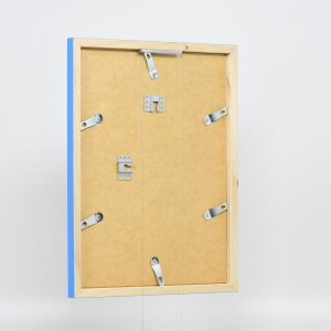Cadre en bois Top Cube 70x100 cm bleu verre normal