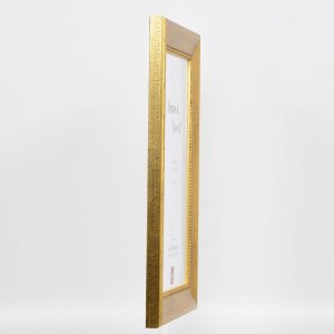 Cadre en bois Effect profil 95 or 70x100 cm verre antireflet