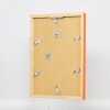 Cadre en bois Top Cube 70x70 cm orange verre normal