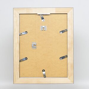 Cadre Effect en bois massif profil 28 or 70x70 cm verre musée