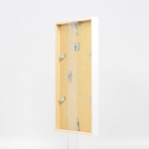 Cadre en bois Effect Profil 35 blanc 9x13 cm Verre antireflet