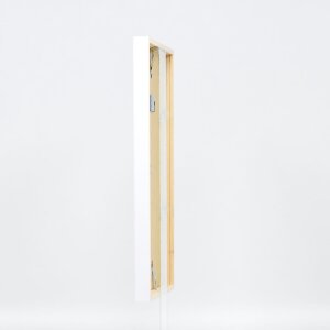 Cadre en bois Effect Profil 35 blanc 9x13 cm Verre antireflet