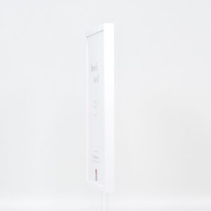Cadre en bois Effect Profil 35 blanc 9x13 cm Verre antireflet