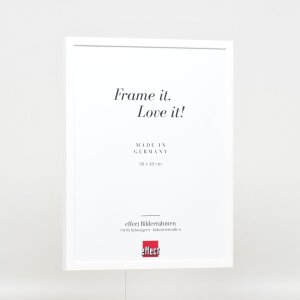 Cadre en bois Effect Profil 35 blanc 9x13 cm Verre antireflet