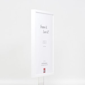 Cadre en bois Effect Profil 35 blanc 9x13 cm Verre antireflet