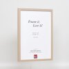 Cadre en bois Effect Profil 35 brun clair 9x13 cm verre normal + entretoise