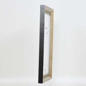 Effect cadre en bois massif profil 28 or 9x13 cm verre clair