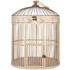 Cage à oiseaux blanche 47x32x60 cm 5H0491