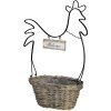 Corbeille marron 38x18x51 cm 64760