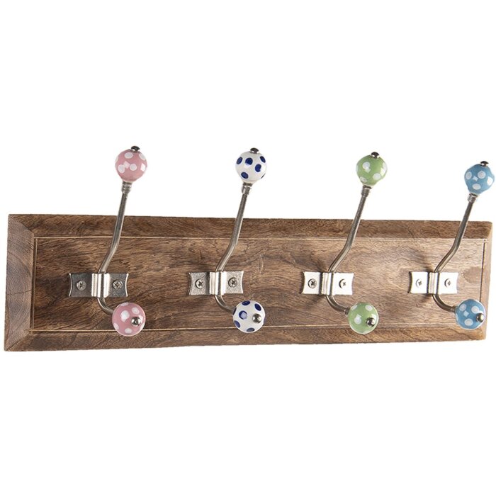 Portemanteau blanc 45x10x18 cm 6H2019