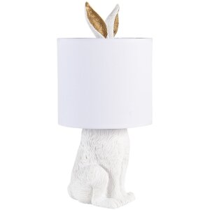 Clayre & Eef 6LMC0013W Lampe de table Lapin Ø...