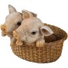 Décoration Cochons multicolore 11x11x16 cm 6PR3337