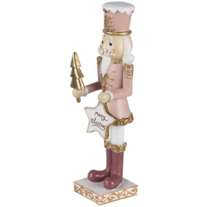 Décoration Casse-Noisette rose 9x7x22 cm 6PR3479
