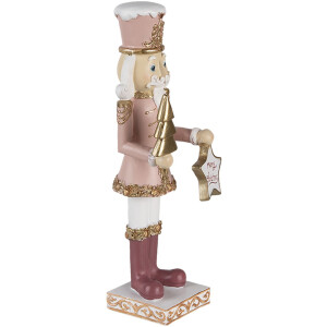 Décoration Casse-Noisette rose 9x7x22 cm 6PR3479