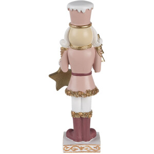 Décoration Casse-Noisette rose 9x7x22 cm 6PR3479