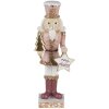 Décoration Casse-Noisette rose 9x7x22 cm 6PR3479