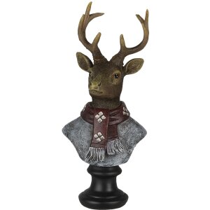 Décoration cerf multicolore 10x9x23 cm 6PR4611