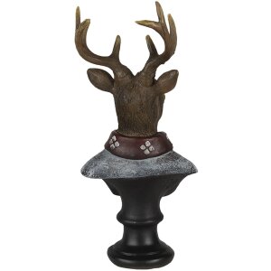 Décoration cerf multicolore 10x9x23 cm 6PR4611