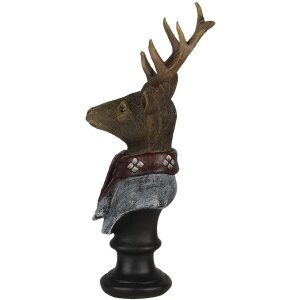 Décoration cerf multicolore 10x9x23 cm 6PR4611
