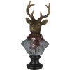 Décoration cerf multicolore 10x9x23 cm 6PR4611