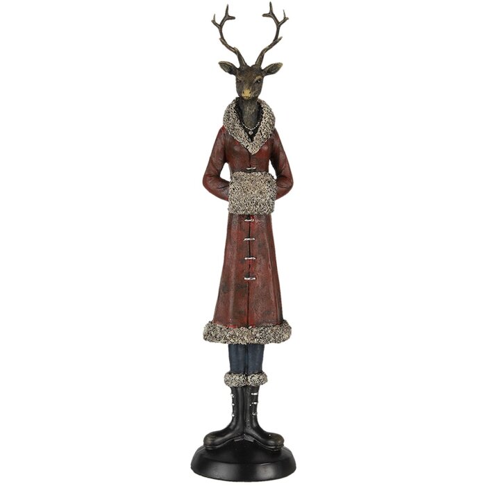 Décoration cerf multicolore 8x8x35 cm 6PR4618
