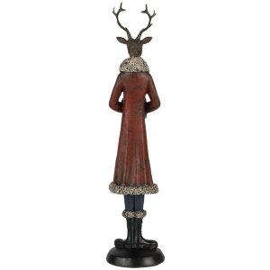 Décoration cerf multicolore 8x8x35 cm 6PR4618