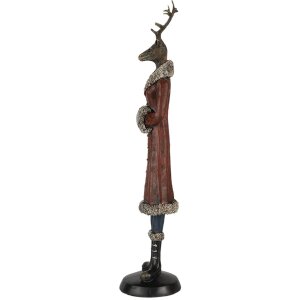 Décoration cerf multicolore 8x8x35 cm 6PR4618