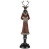 Décoration cerf multicolore 8x8x35 cm 6PR4618