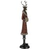 Décoration cerf multicolore 8x8x35 cm 6PR4618