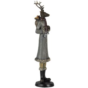 Décoration cerf multicolore 9x8x36 cm 6PR4619