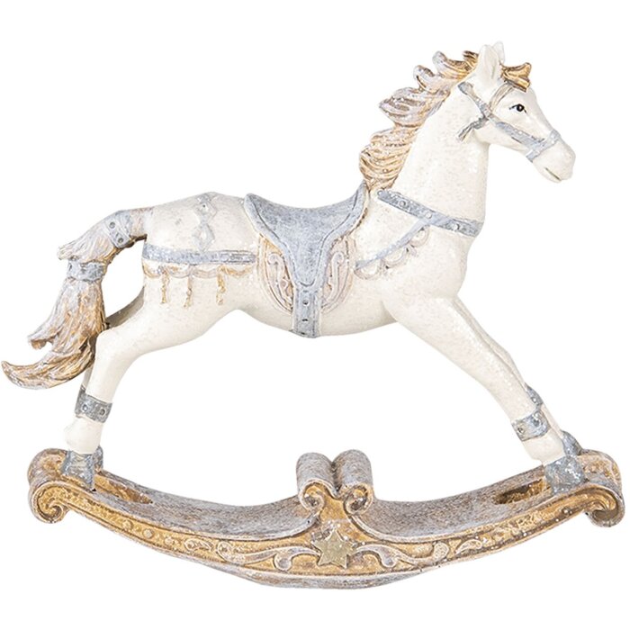Décoration cheval à bascule multicolore 16x4x14 cm 6PR4657