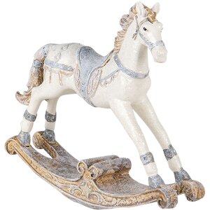 Décoration cheval à bascule multicolore 16x4x14 cm 6PR4657