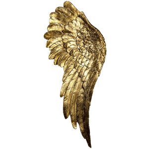 Décoration Ailes (2 pièces) or 22x6x55 cm 6PR4691