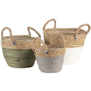 Panier (set de 3 pièces) multicolore Ø...