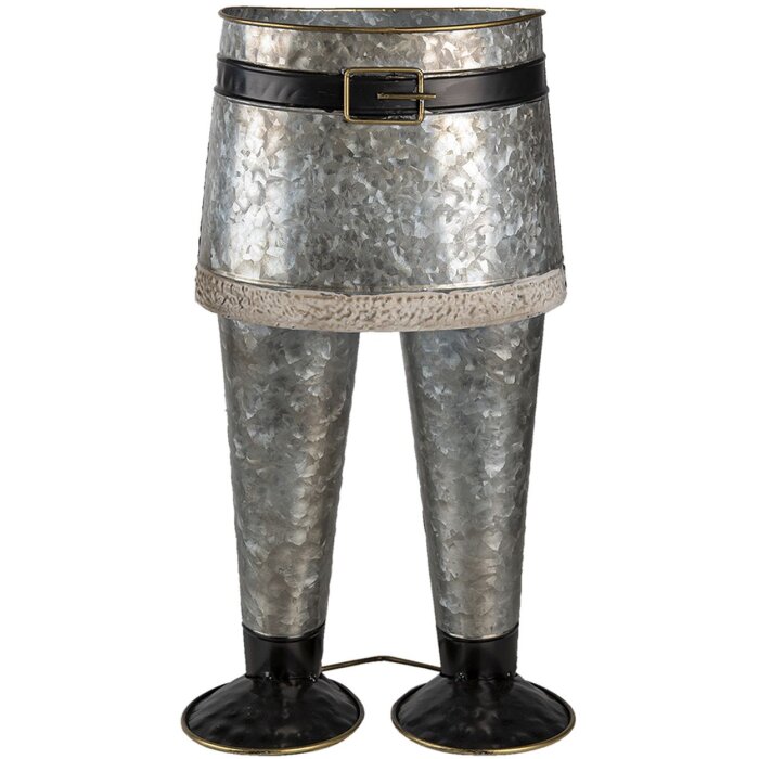 Support pour pots de fleurs gris 22x15x40 cm 6Y4605