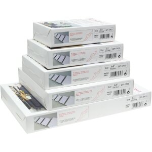 Bloc photo autocollant en mousse noir (set de 2 pcs)