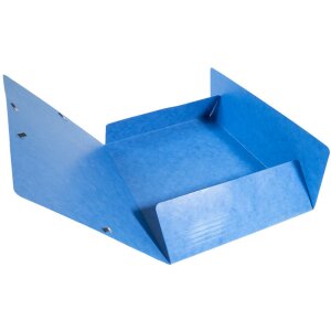 Exacompta Iderama Chemise 3 rabats élastique carton Colorspan A4 bleu foncé