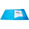 Exacompta Chemise à rabats PP 500µ 3 rabats élastique Iderama A4 bleu clair