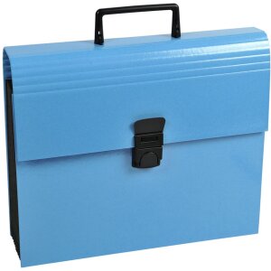 Exacompta Porte-documents avec poignée 12 compartiments dos extensible DIN A4
