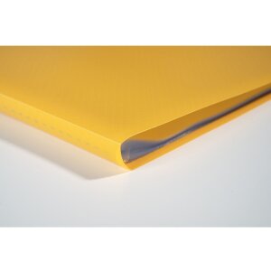 Exacompta 8519E Dossier de présentation A4 polypropylène 10 pochettes jaune 24x32 cm