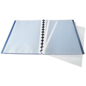 Dossier de présentation Exacompta Gris 30 pochettes 24x32cm pour DIN A4 800µ Polypropylène