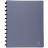 Dossier de présentation Exacompta Gris 30 pochettes 24x32cm pour DIN A4 800µ Polypropylène