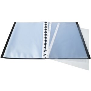 Exacompta 86351E Dossier de présentation PP 800µ 30 pochettes 24x32cm DIN A4 noir