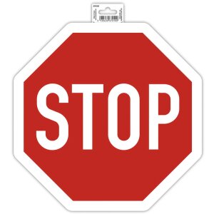 Panneau adhésif Stop 30 cm