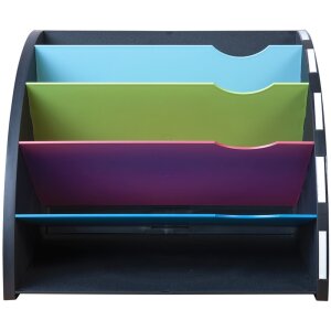 Exacompta 1928 Trieuse ergonomique THE CORNER 5 compartiments couleurs assorties A4+