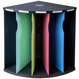 Exacompta 1928 Trieuse ergonomique THE CORNER 5 compartiments couleurs assorties A4+