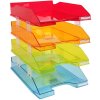 Exacompta Set 4 bacs à courrier COMBO MIDI Linicolor couleurs assorties A4+