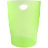 Exacompta Corbeille à papier ECOBIN 15 litres Office vert 26,3x26,3x33,5 cm