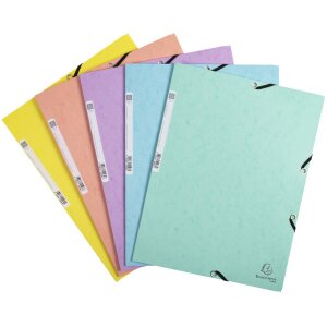 Exacompta Chemise à élastique Colorspan...